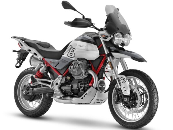 Moto Guzzi V85 TT 2024 Grigio Tambora front