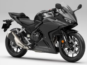 Honda CBR500R 2024 black on black on black front