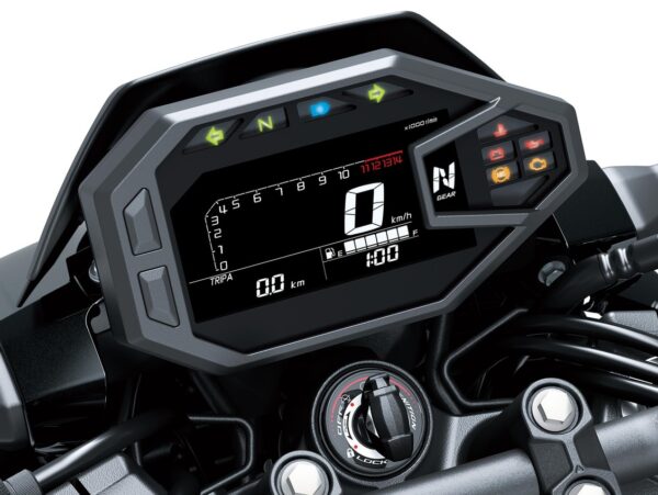 Kawasaki Z500 2024 dashboard