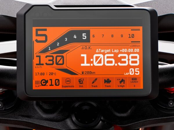 KTM 1390 Super Duke R 2024 dashboard