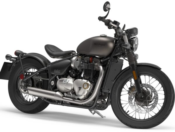 Triumph Bonneville Bobber 2017 Ironstone matt front