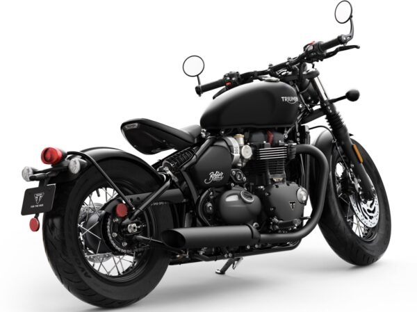 Triumph Bonneville Bobber Black 2018 Matte Jet Black back