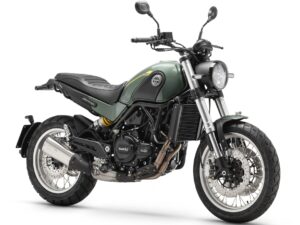 Benelli Leoncino 500 Trail 2024 green front