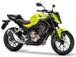 Honda CB500F 2016 Lemon Ice Yellow Graphite Black front