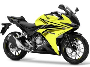 Honda CBR500R 2016 Lemon Ice Yellow Graphite Black front