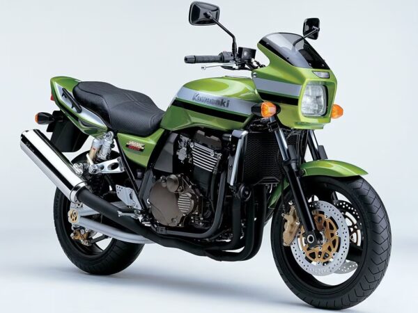 Kawasaki ZRX1200R 2001 green front