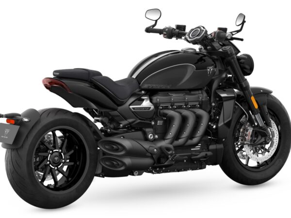 Triumph Rocket 3 Storm R 2024 Sapphire Black with Granite back