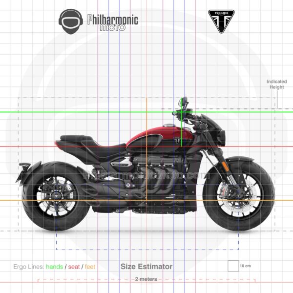 Triumph Rocket 3 Storm R 2024 Carnival Red with Sapphire Black