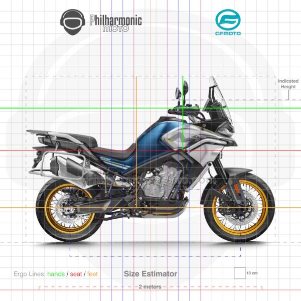 CFMoto 800MT Touring 2024 Twilight Blue