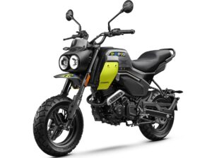 CFMoto XO Papio Trail 2024 Galaxy Grey and yellow front