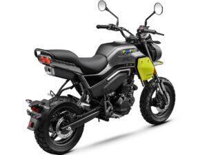 CFMoto XO Papio Trail 2024 Galaxy Grey and yellow back