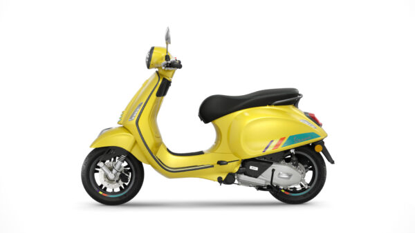 Vespa Primavera S 125 2024 Giallo Curioso left side