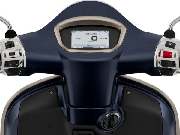 Vespa GTS Super Tech 300 2024 Blu Energico Matt dashboard