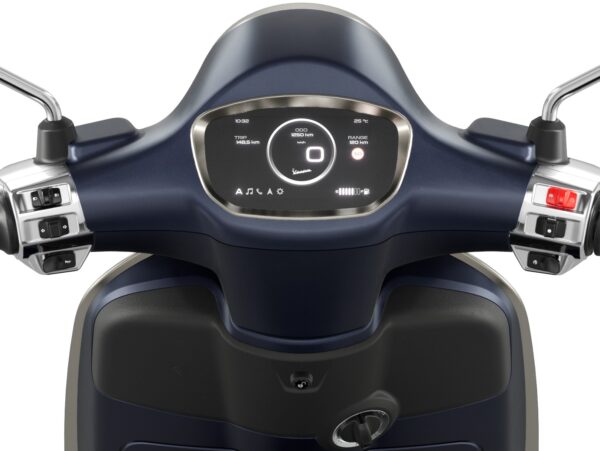 Vespa Primavera Tech 125 2024 Blu Energico Opaco dashboard