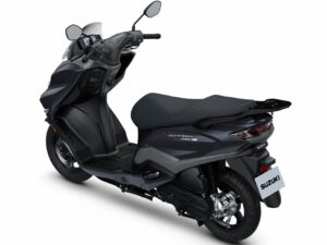 Suzuki Burgman Street 125EX 2023 Pearl Moon Stone Gray back