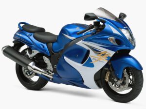 Suzuki GSX1300R Hayabusa 2014 blue front