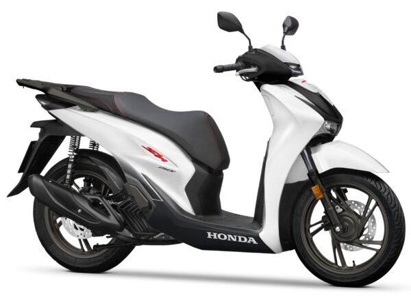 Honda SH150i 2024 Matt Pearl Cool White front