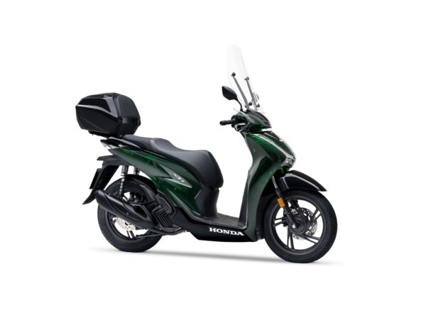 Honda SH150i 2024 Vetro Green with Shadow Black lower fairing