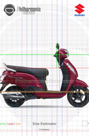 Suzuki Address 125 2024 Metallic Mat Bordeaux Red