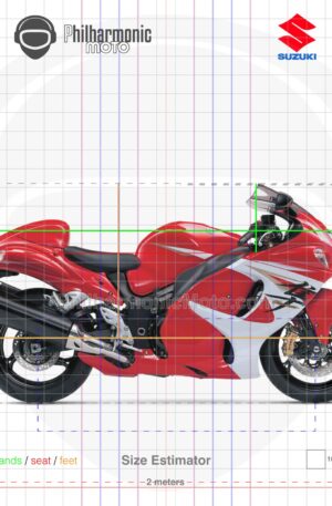 Suzuki GSX1300R Hayabusa 2014 red white