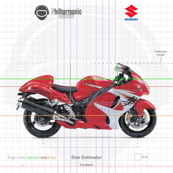 Suzuki GSX1300R Hayabusa 2014 red white