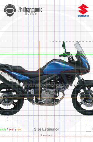 Suzuki V-Strom 650 2012 blue