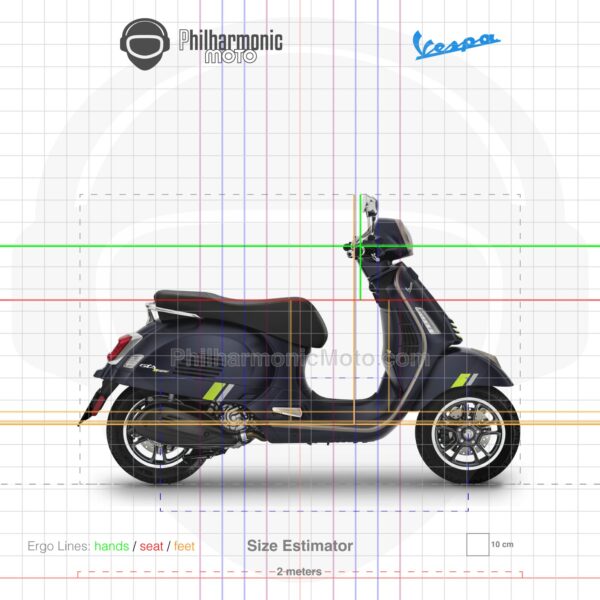 Vespa GTS Super Tech 300 2024 Blu Energico Matt