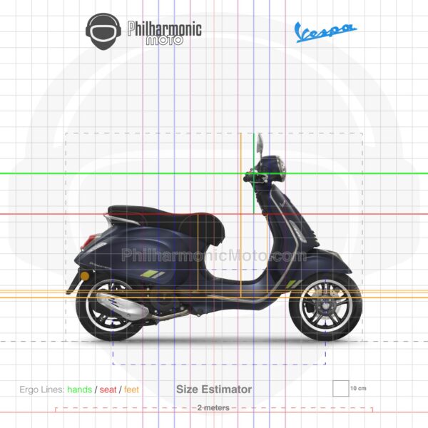 Vespa Primavera Tech 125 2024 Blu Energico Opaco