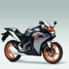 Honda CBR125R 2011 orange silver front