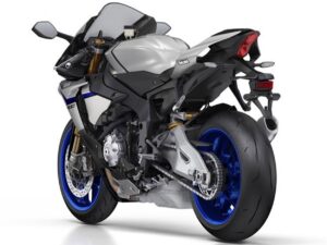 Yamaha YZF-R1M 2015 silver back