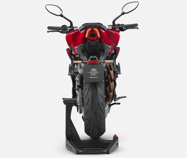 MV Agusta Brutale R 2023 Metallic Madness Red Metallic Carbon Black taillight