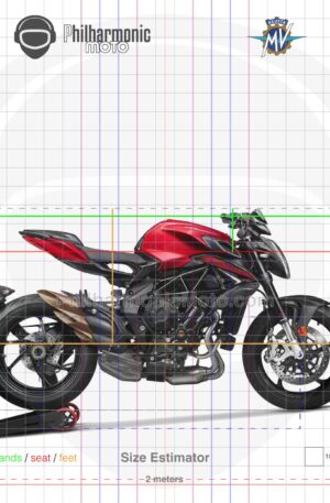 MV Agusta Brutale R 2023 Metallic Madness Red Metallic Carbon Black