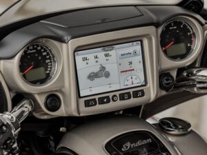 Indian Chieftain Limited 2023 Silver Quartz Limited dashboard