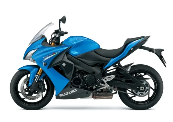 Suzuki GSX-S1000F 2015 blue left side