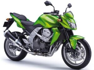 Kawasaki Z750 2007 Candy Lime Green front