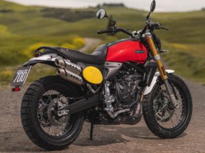 Fantic Caballero 700 Scrambler 2023 Pure Red back