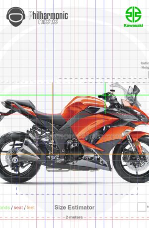 Kawasaki Z1000SX 2017 Candy Burnt Orange Metallic Carbon Grey