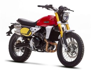 Fantic Caballero 500 Scrambler 2024 red front