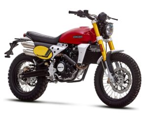 Fantic Caballero 125 Scrambler 2024 red front