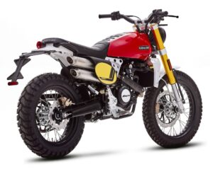 Fantic Caballero 125 Scrambler 2024 red back