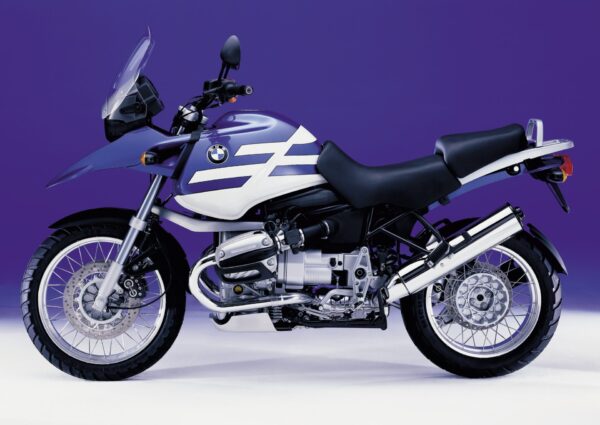 BMW R 1150 GS 2003 blue white left side