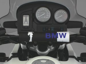 BMW R 1150 GS Adventure 2005 white and blue dashboard