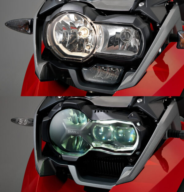 BMW R 1200 GS 2013 Racing Red stock and LED headlight