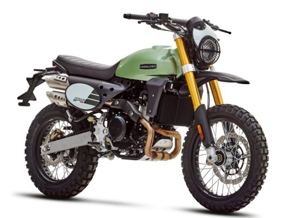 Fantic Caballero 500 Rally 2024 Army Green front