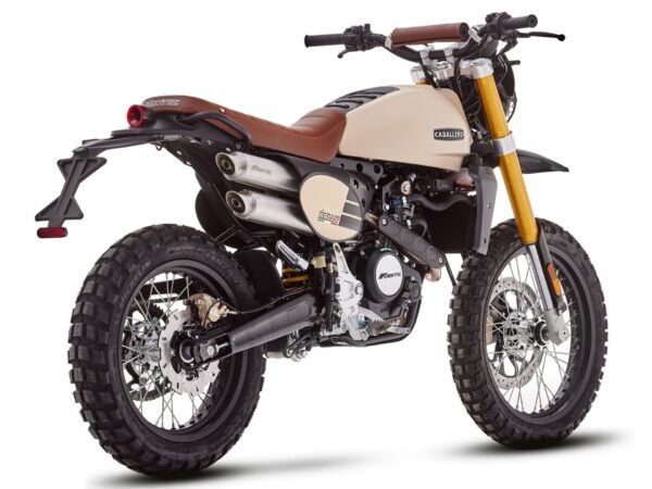 Fantic Caballero 125 Rally 2024 Sand back