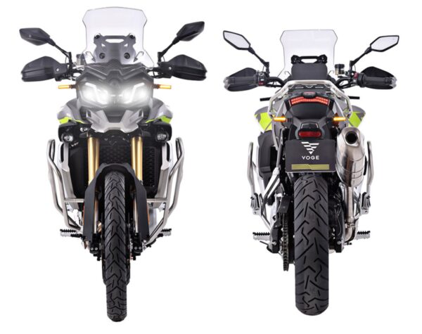 Voge 900DSX 2024 Lime Green front and rear