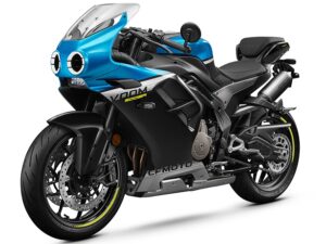 CFMoto 500SR Voom 2024 CF Blue front