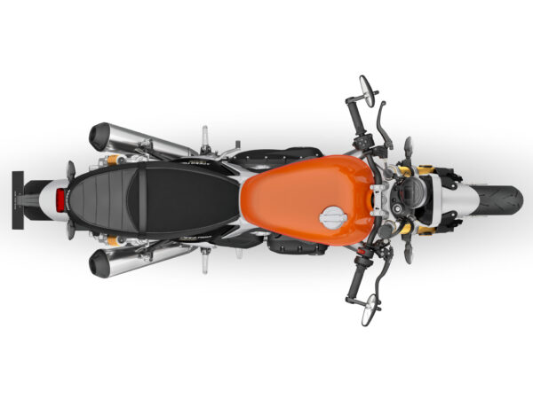 Triumph Speed Twin 1200 RS 2025 Baja Orange top view