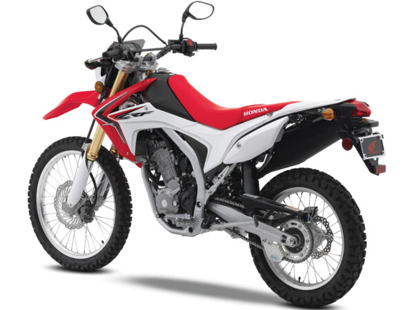 Honda CRF250L 2013 red and white back