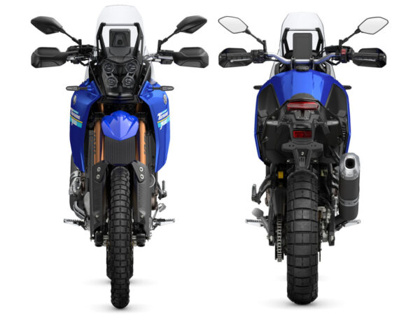 Yamaha Tenere 700 Extreme 2024 Icon Blue front and rear